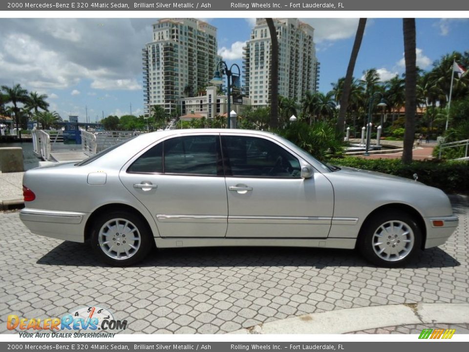 Brilliant Silver Metallic 2000 Mercedes-Benz E 320 4Matic Sedan Photo #5