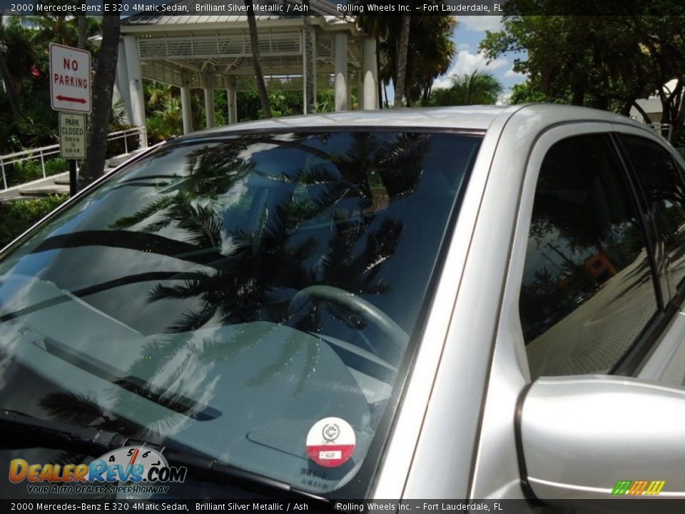 2000 Mercedes-Benz E 320 4Matic Sedan Brilliant Silver Metallic / Ash Photo #12