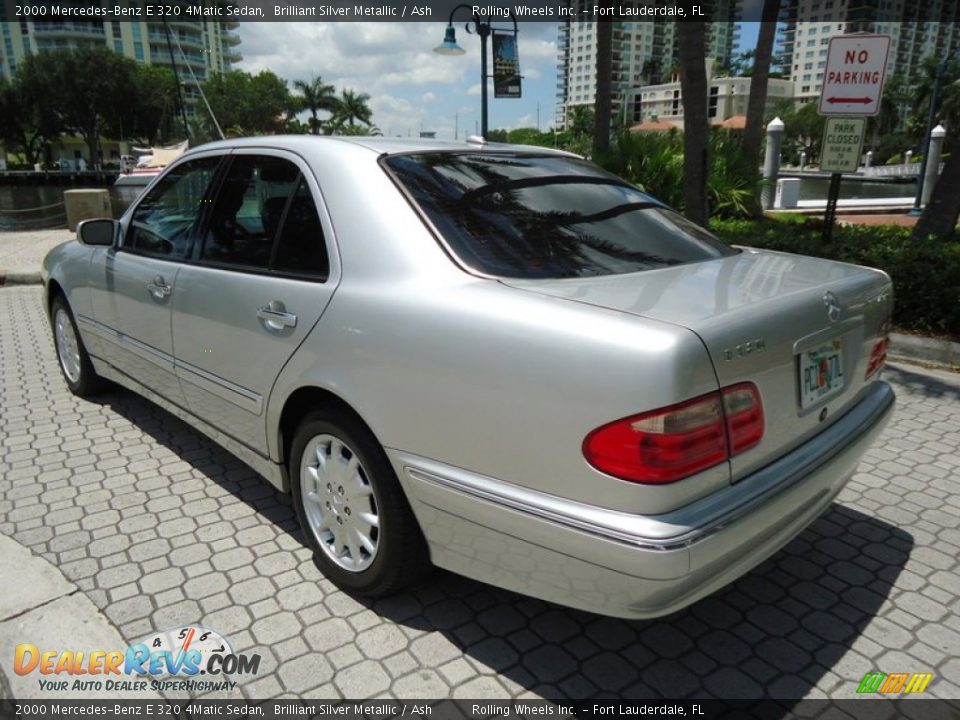 2000 Mercedes-Benz E 320 4Matic Sedan Brilliant Silver Metallic / Ash Photo #14