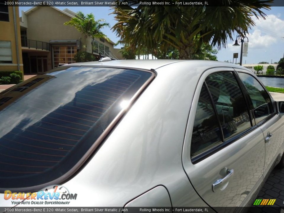 2000 Mercedes-Benz E 320 4Matic Sedan Brilliant Silver Metallic / Ash Photo #17