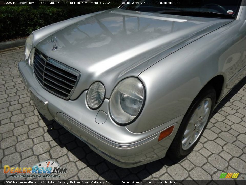 2000 Mercedes-Benz E 320 4Matic Sedan Brilliant Silver Metallic / Ash Photo #21