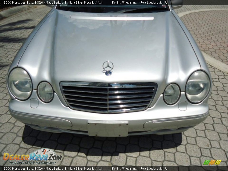 2000 Mercedes-Benz E 320 4Matic Sedan Brilliant Silver Metallic / Ash Photo #23