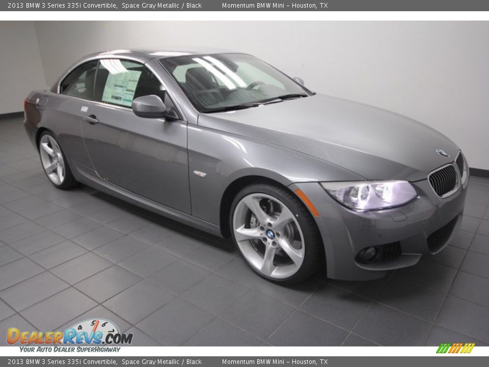 2013 BMW 3 Series 335i Convertible Space Gray Metallic / Black Photo #7