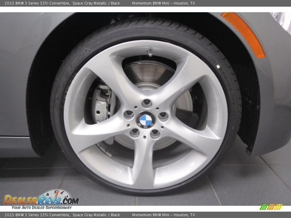 2013 BMW 3 Series 335i Convertible Space Gray Metallic / Black Photo #8