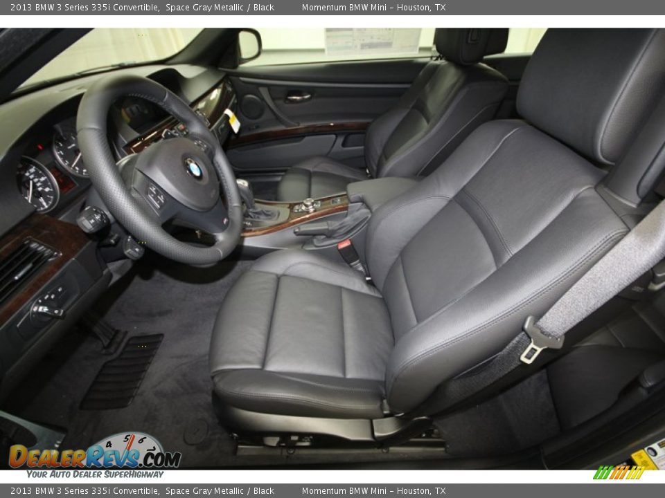 2013 BMW 3 Series 335i Convertible Space Gray Metallic / Black Photo #12