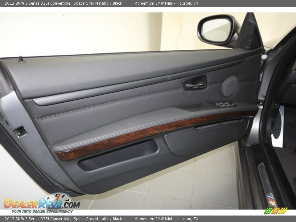 2013 BMW 3 Series 335i Convertible Space Gray Metallic / Black Photo #14