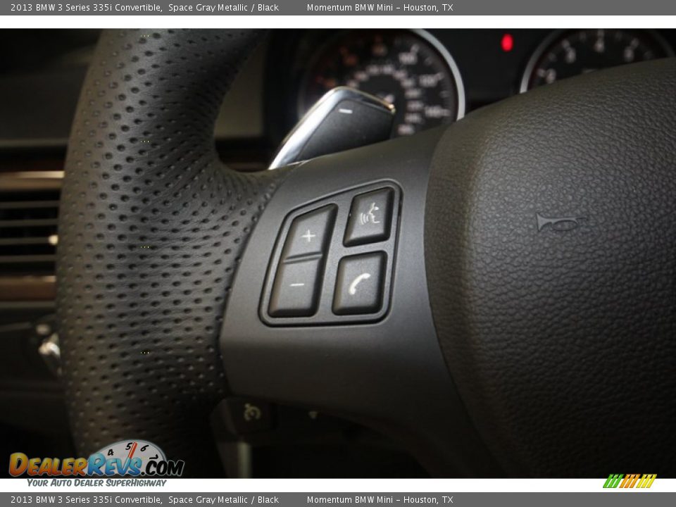 2013 BMW 3 Series 335i Convertible Space Gray Metallic / Black Photo #25