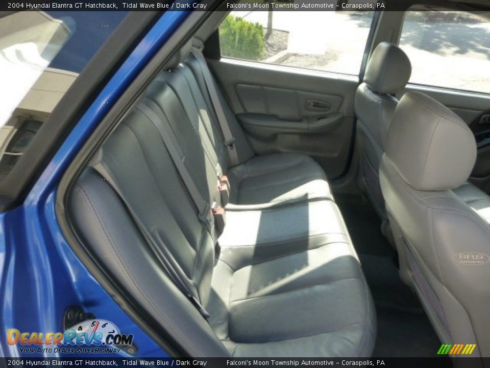 2004 Hyundai Elantra GT Hatchback Tidal Wave Blue / Dark Gray Photo #13