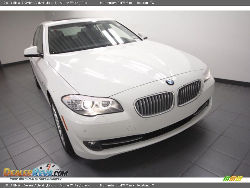 2013 BMW 5 Series ActiveHybrid 5 Alpine White / Black Photo #5