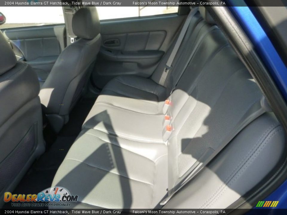 2004 Hyundai Elantra GT Hatchback Tidal Wave Blue / Dark Gray Photo #16