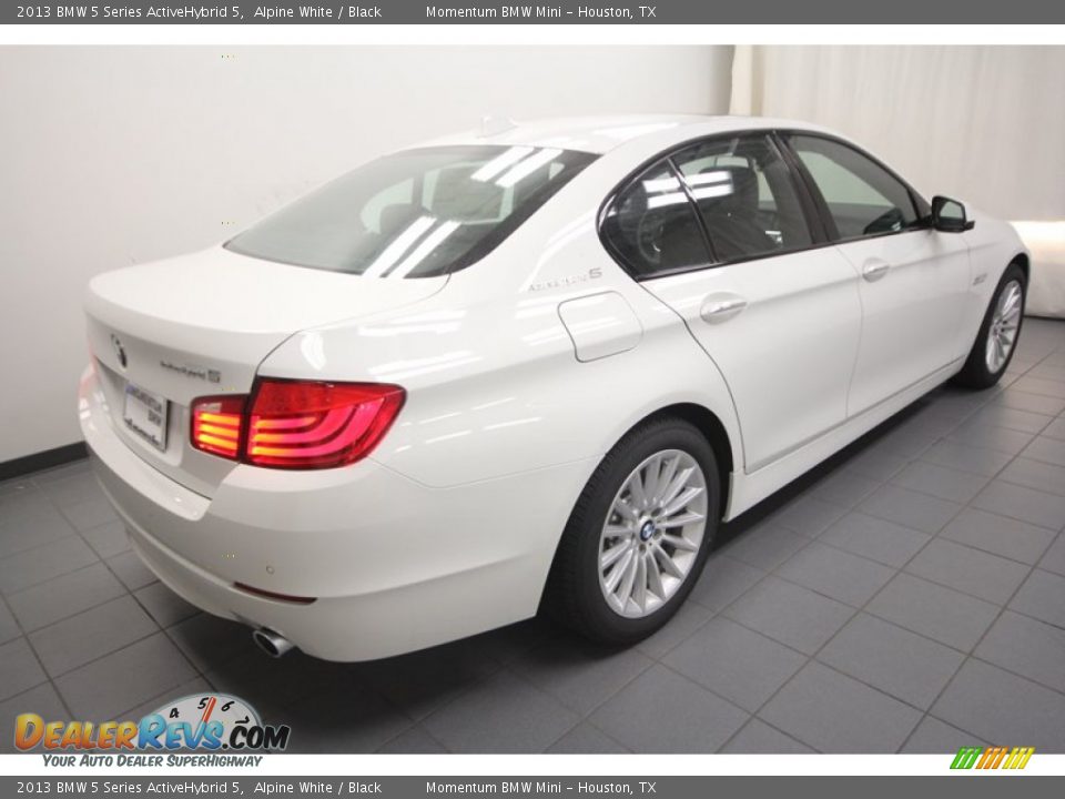 2013 BMW 5 Series ActiveHybrid 5 Alpine White / Black Photo #8