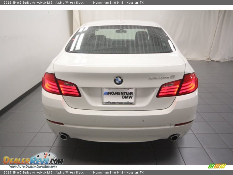 2013 BMW 5 Series ActiveHybrid 5 Alpine White / Black Photo #9