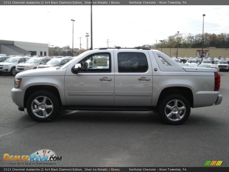 2013 Chevrolet Avalanche LS 4x4 Black Diamond Edition Silver Ice Metallic / Ebony Photo #5
