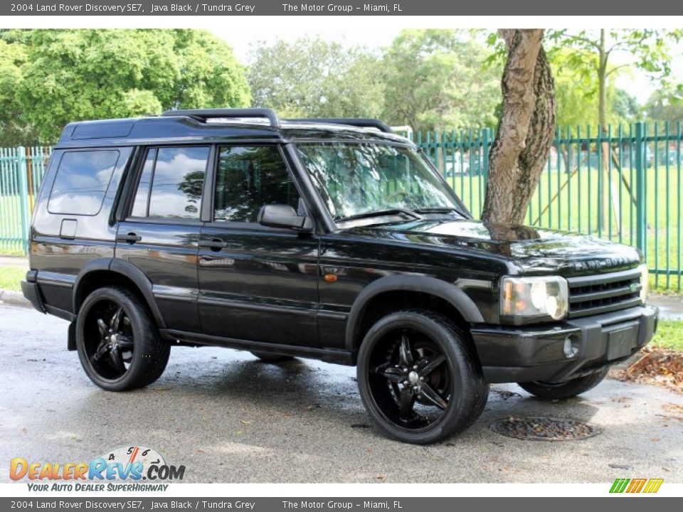 2004 Land Rover Discovery SE7 Java Black / Tundra Grey Photo #11
