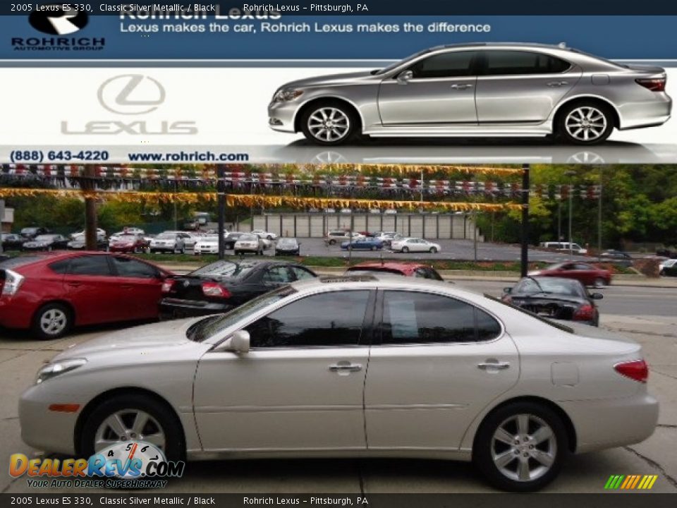 2005 Lexus ES 330 Classic Silver Metallic / Black Photo #1