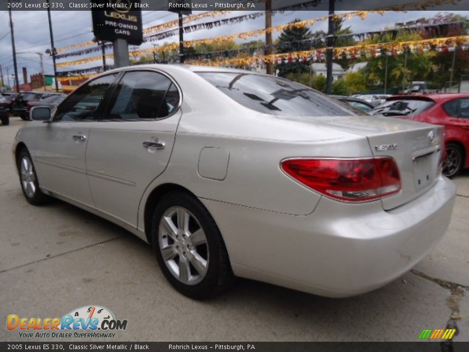 2005 Lexus ES 330 Classic Silver Metallic / Black Photo #9