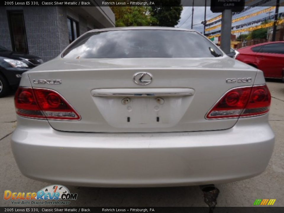2005 Lexus ES 330 Classic Silver Metallic / Black Photo #10