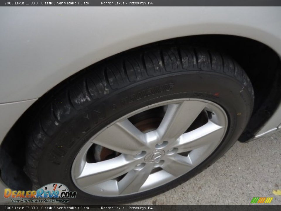 2005 Lexus ES 330 Classic Silver Metallic / Black Photo #14