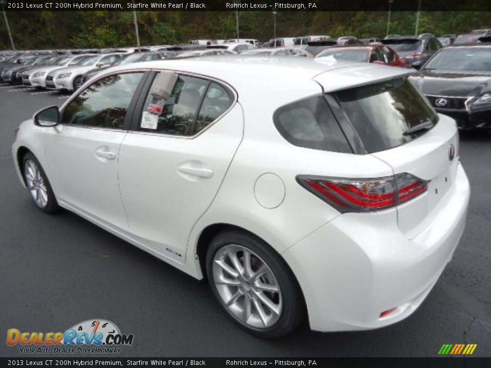 2013 Lexus CT 200h Hybrid Premium Starfire White Pearl / Black Photo #2