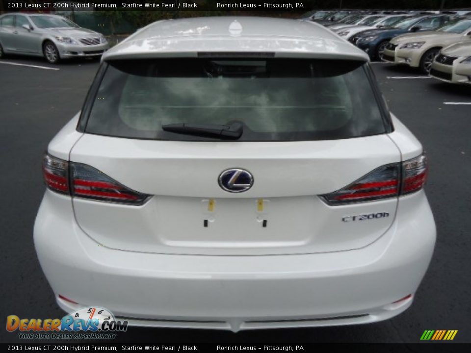 2013 Lexus CT 200h Hybrid Premium Starfire White Pearl / Black Photo #3