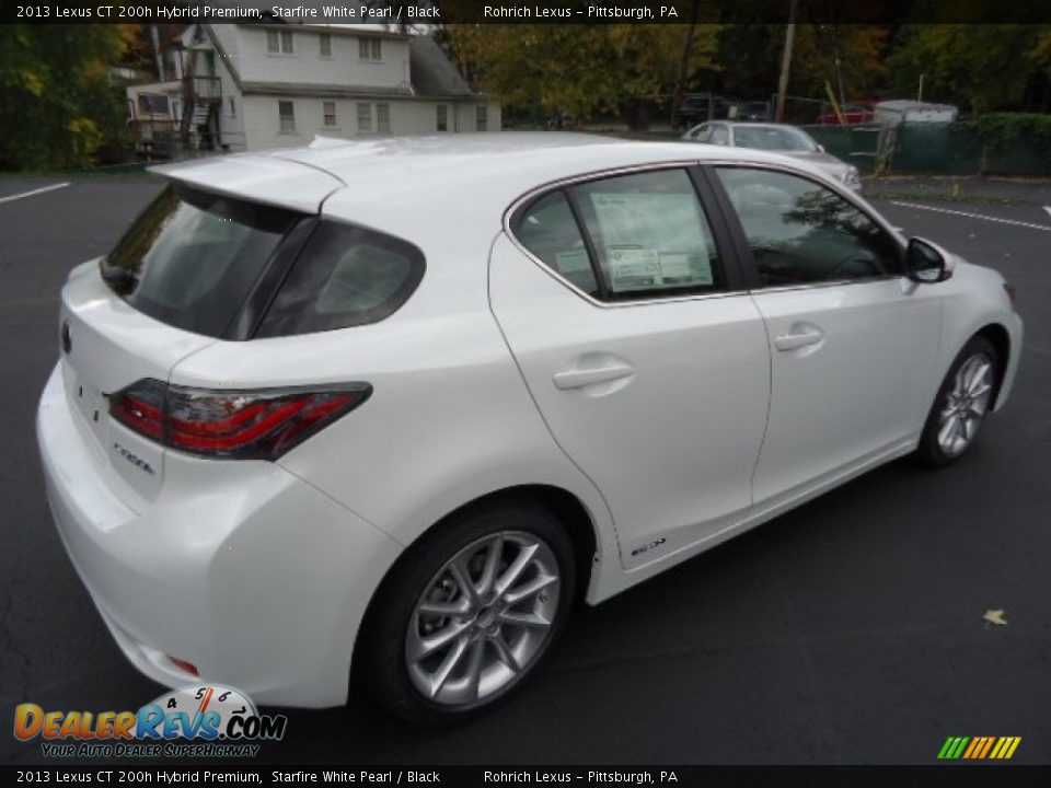 2013 Lexus CT 200h Hybrid Premium Starfire White Pearl / Black Photo #4