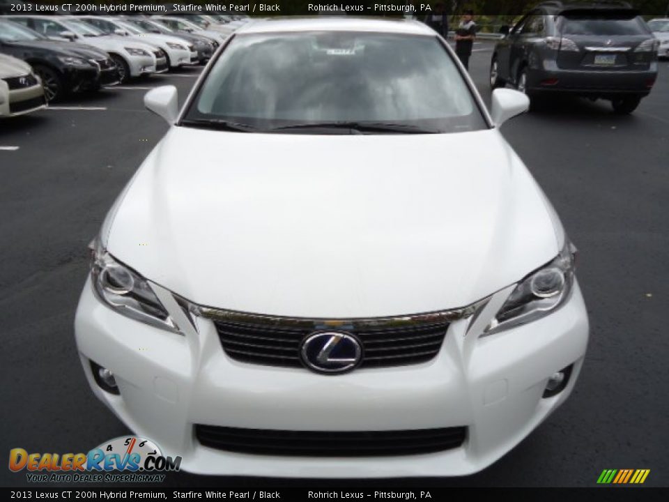 2013 Lexus CT 200h Hybrid Premium Starfire White Pearl / Black Photo #7