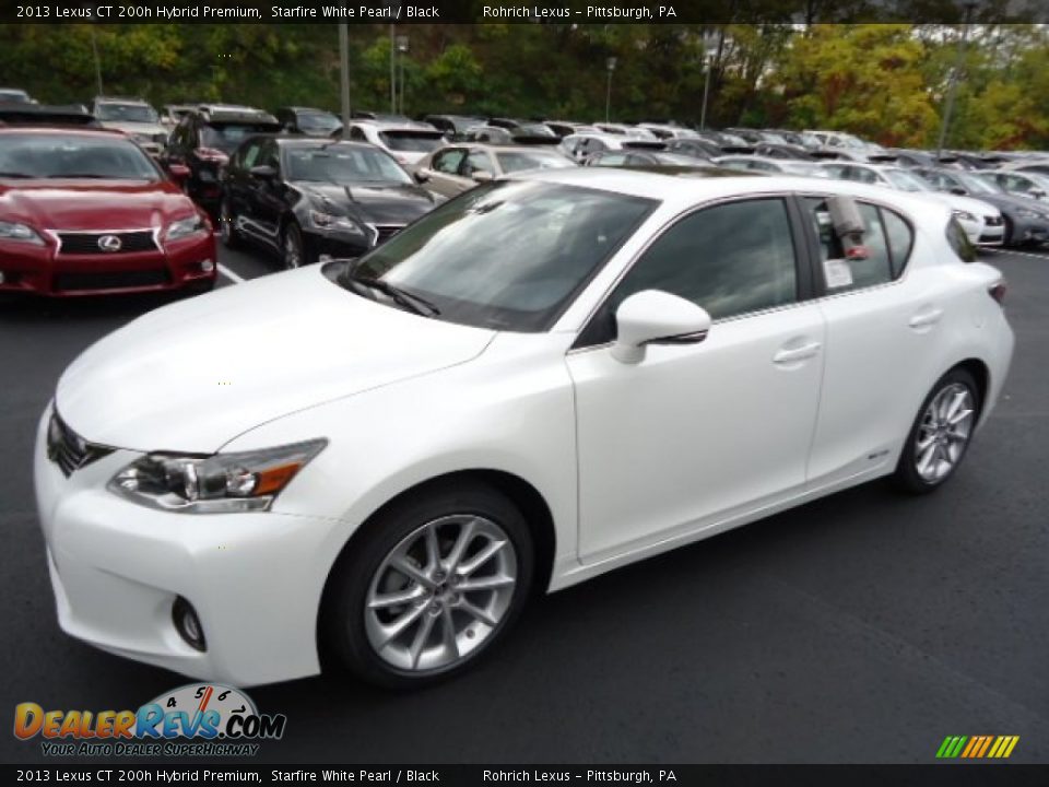 2013 Lexus CT 200h Hybrid Premium Starfire White Pearl / Black Photo #8