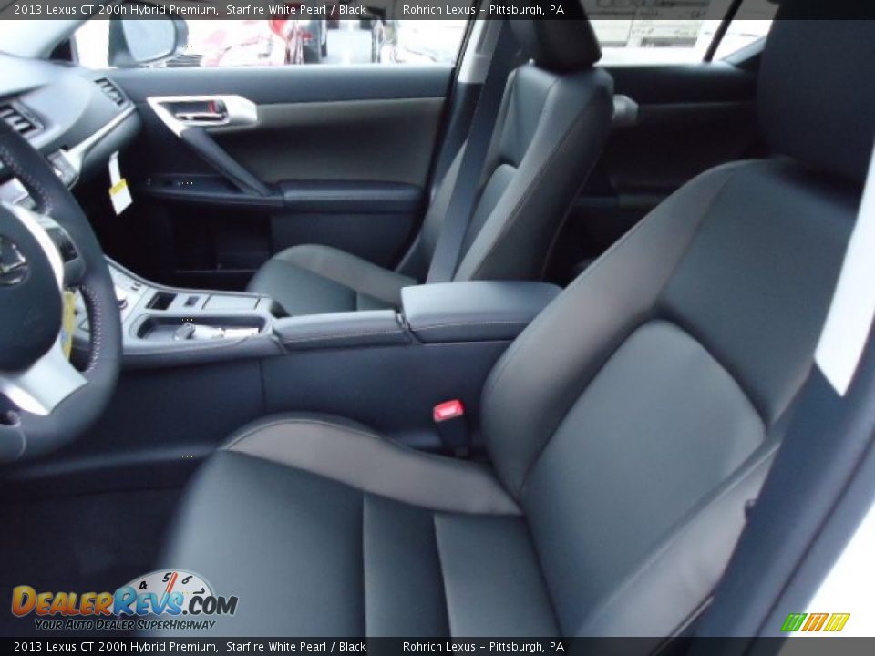 Black Interior - 2013 Lexus CT 200h Hybrid Premium Photo #10