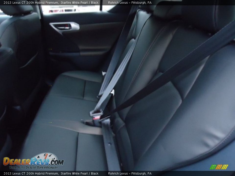 Black Interior - 2013 Lexus CT 200h Hybrid Premium Photo #11