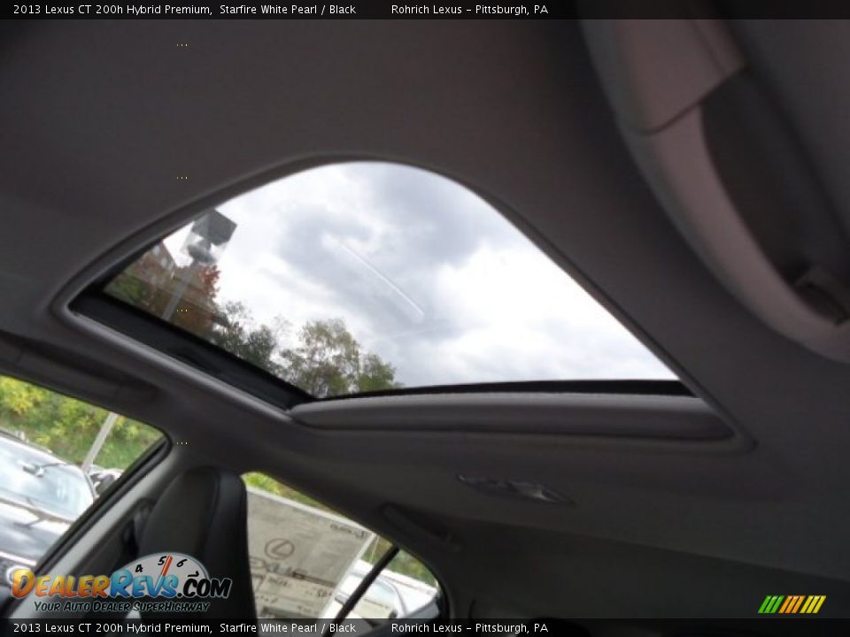 Sunroof of 2013 Lexus CT 200h Hybrid Premium Photo #15