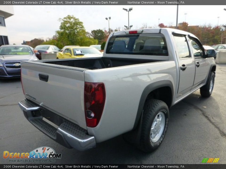 2006 Chevrolet Colorado LT Crew Cab 4x4 Silver Birch Metallic / Very Dark Pewter Photo #3