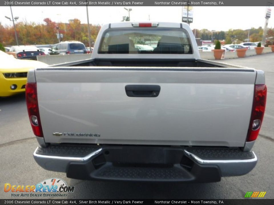 2006 Chevrolet Colorado LT Crew Cab 4x4 Silver Birch Metallic / Very Dark Pewter Photo #4