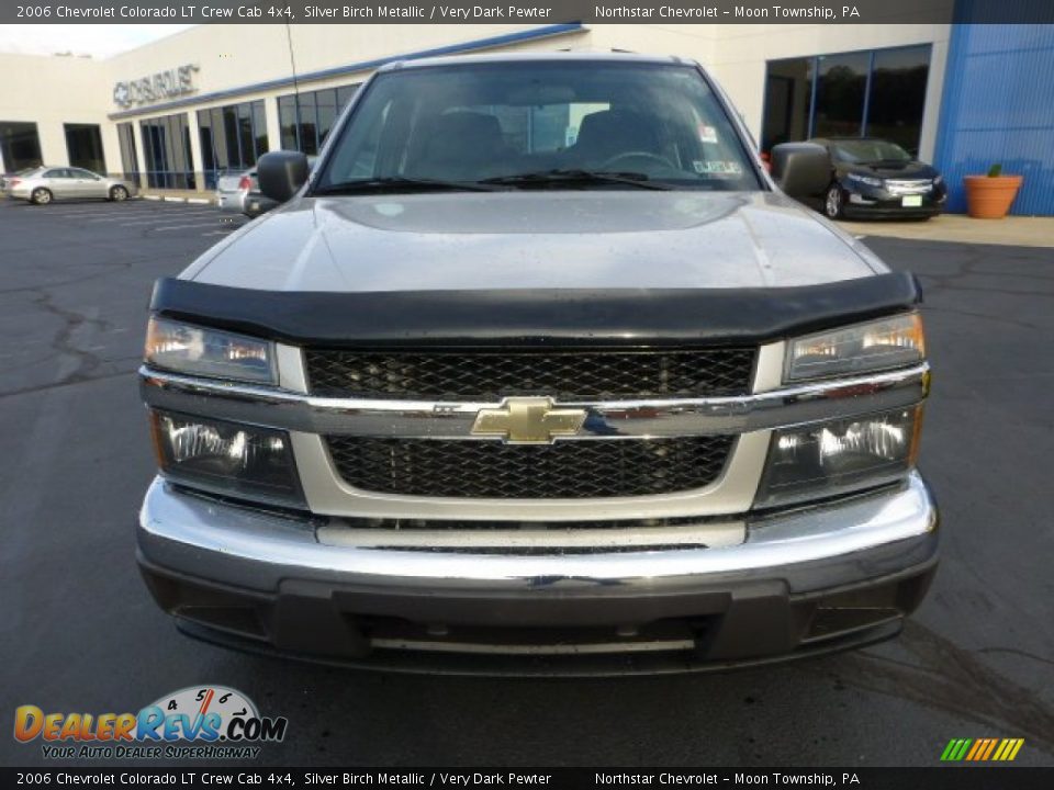 2006 Chevrolet Colorado LT Crew Cab 4x4 Silver Birch Metallic / Very Dark Pewter Photo #8