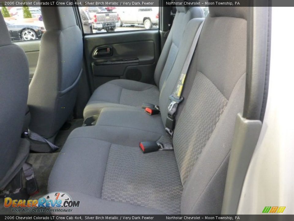 2006 Chevrolet Colorado LT Crew Cab 4x4 Silver Birch Metallic / Very Dark Pewter Photo #12