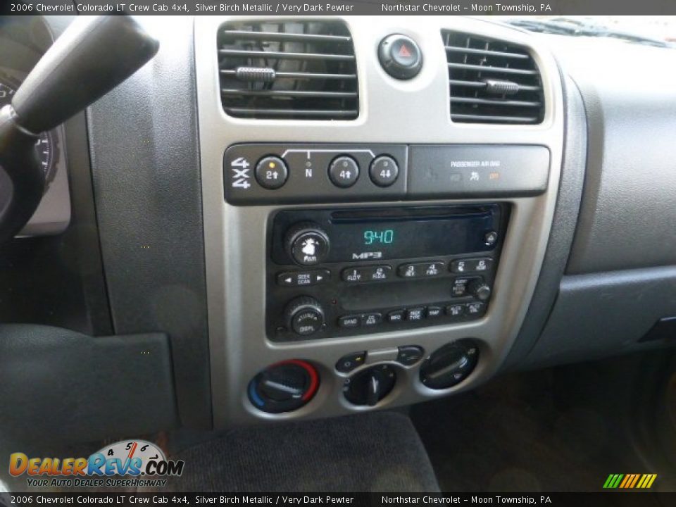 2006 Chevrolet Colorado LT Crew Cab 4x4 Silver Birch Metallic / Very Dark Pewter Photo #18