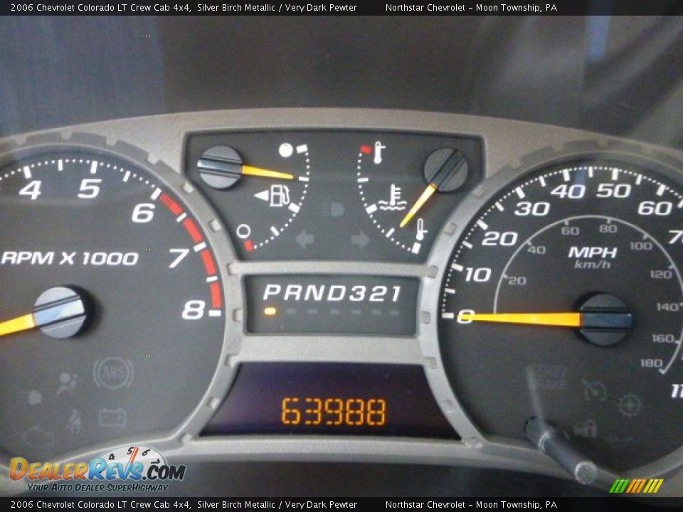 2006 Chevrolet Colorado LT Crew Cab 4x4 Silver Birch Metallic / Very Dark Pewter Photo #20