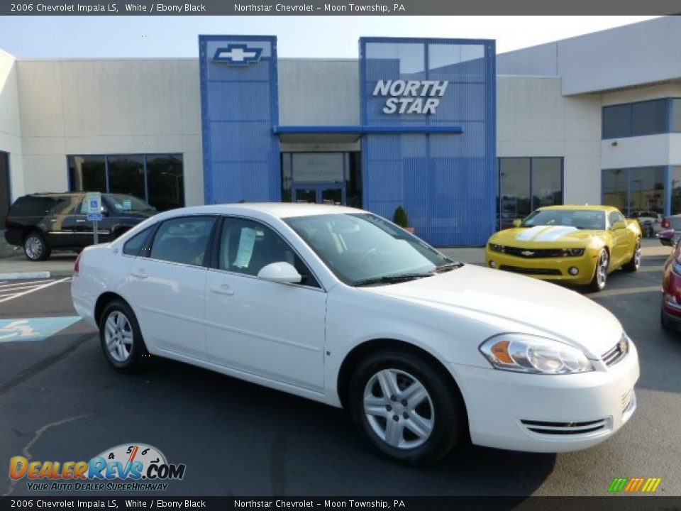 2006 Chevrolet Impala LS White / Ebony Black Photo #1