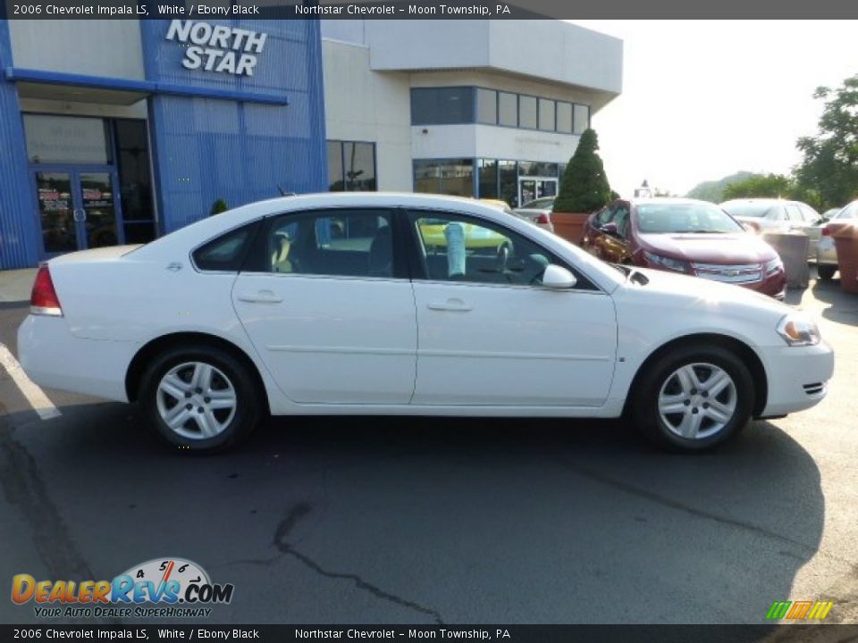 2006 Chevrolet Impala LS White / Ebony Black Photo #2