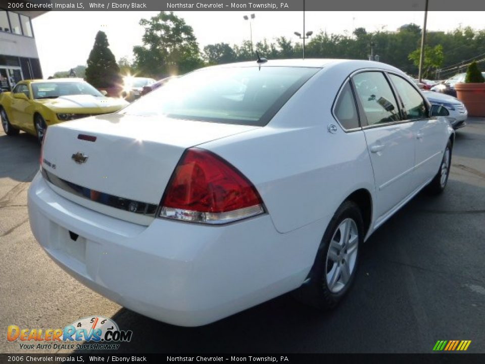 2006 Chevrolet Impala LS White / Ebony Black Photo #3