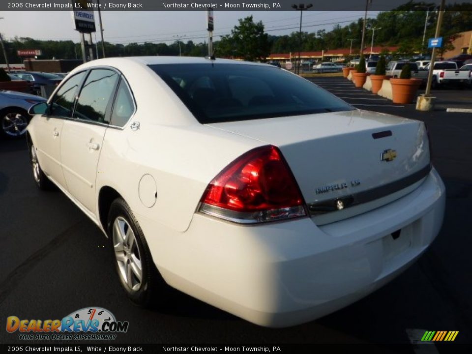 2006 Chevrolet Impala LS White / Ebony Black Photo #5