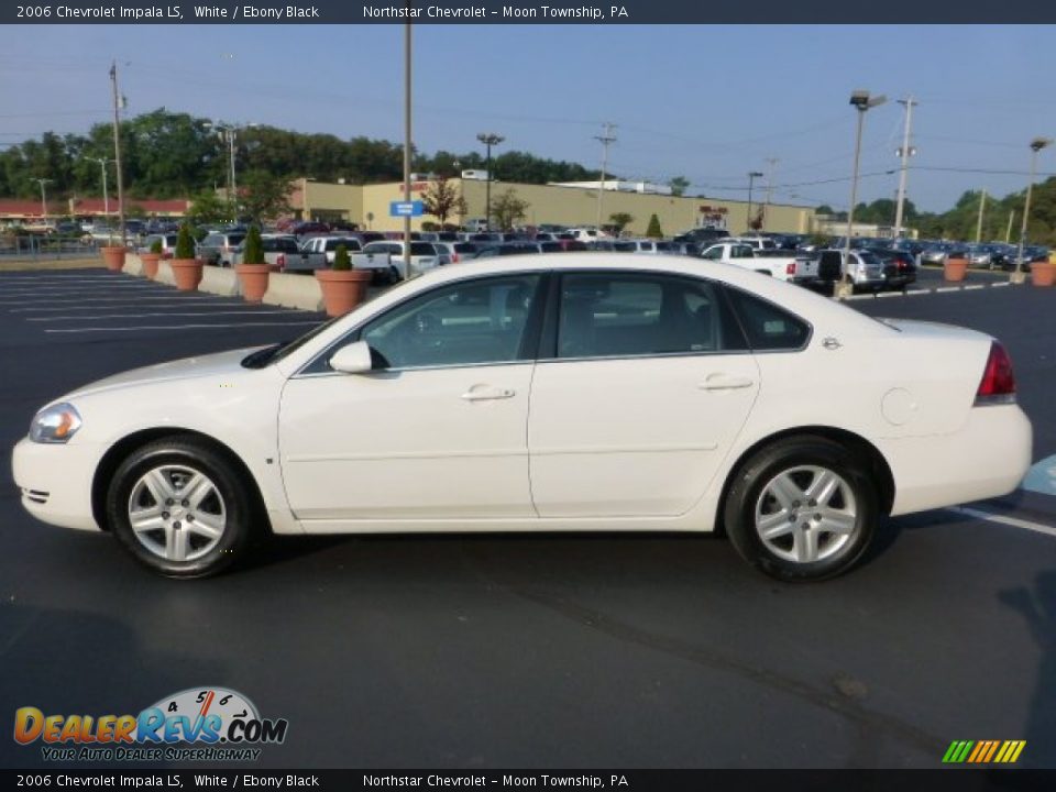 2006 Chevrolet Impala LS White / Ebony Black Photo #6