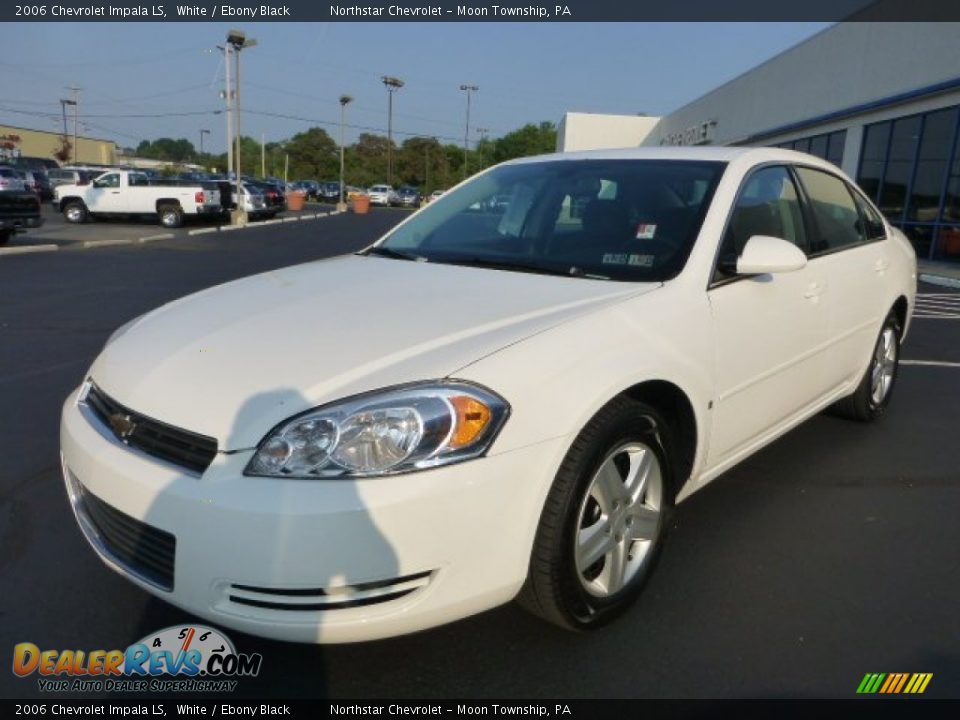 2006 Chevrolet Impala LS White / Ebony Black Photo #7