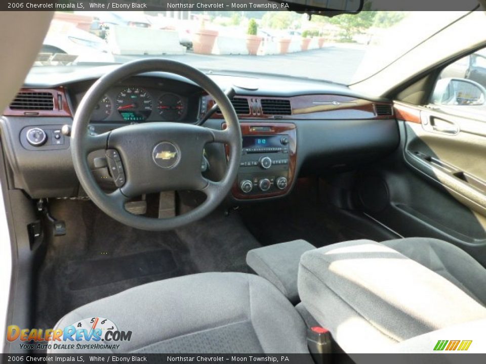 2006 Chevrolet Impala LS White / Ebony Black Photo #12