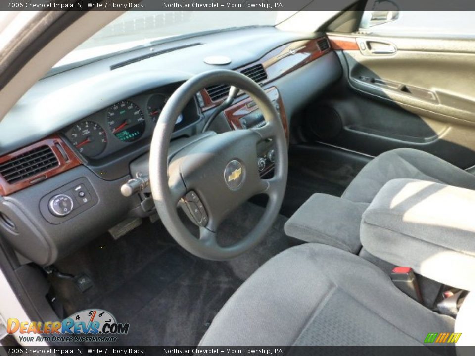 2006 Chevrolet Impala LS White / Ebony Black Photo #15