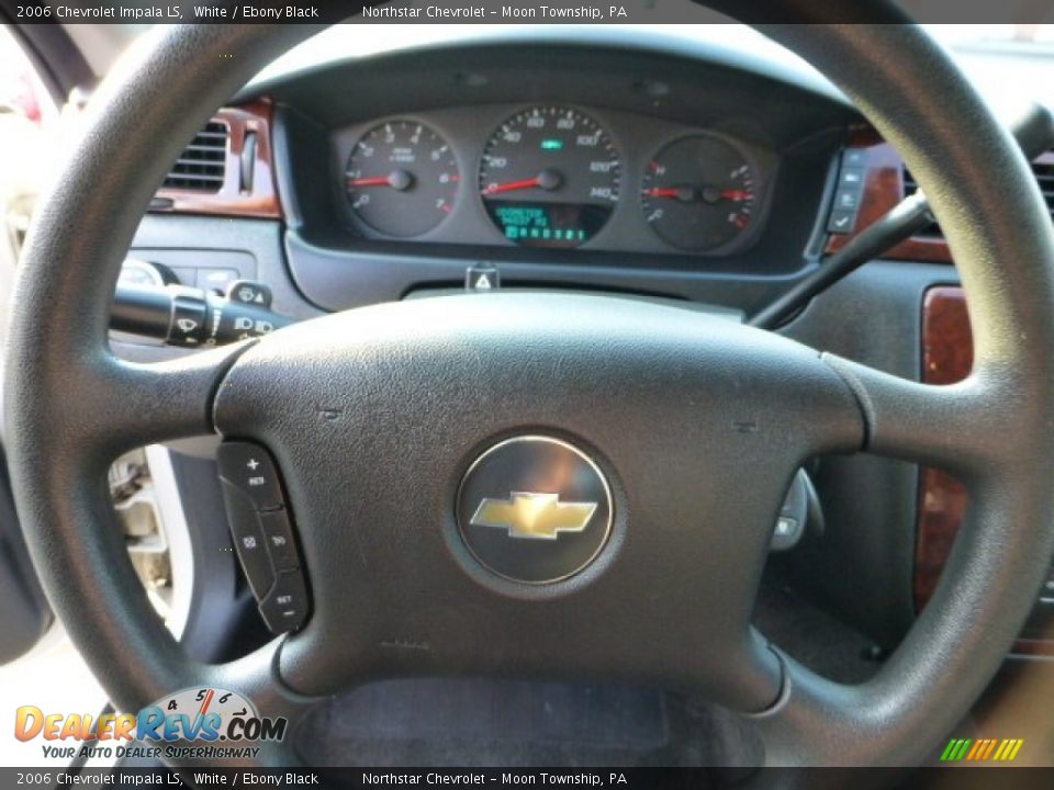 2006 Chevrolet Impala LS White / Ebony Black Photo #17