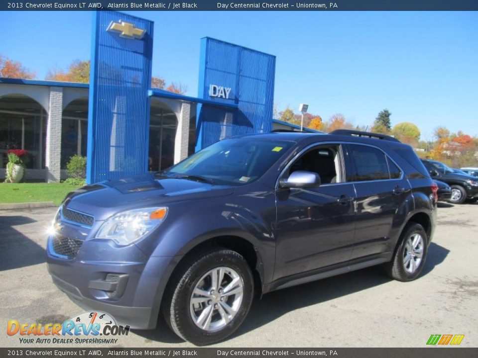 2013 Chevrolet Equinox LT AWD Atlantis Blue Metallic / Jet Black Photo #1