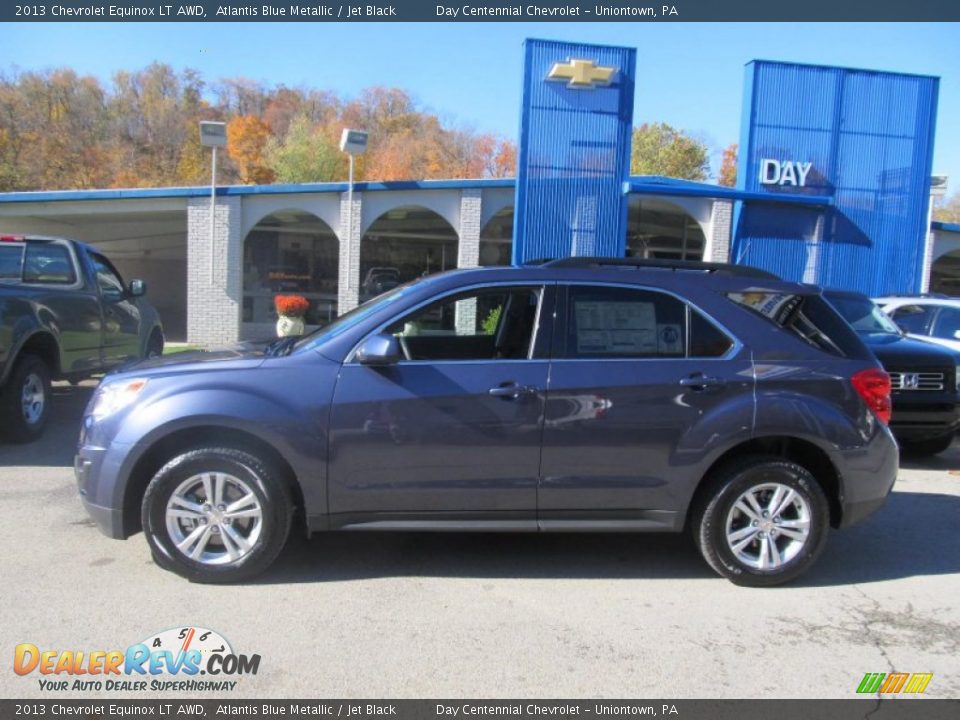 2013 Chevrolet Equinox LT AWD Atlantis Blue Metallic / Jet Black Photo #2