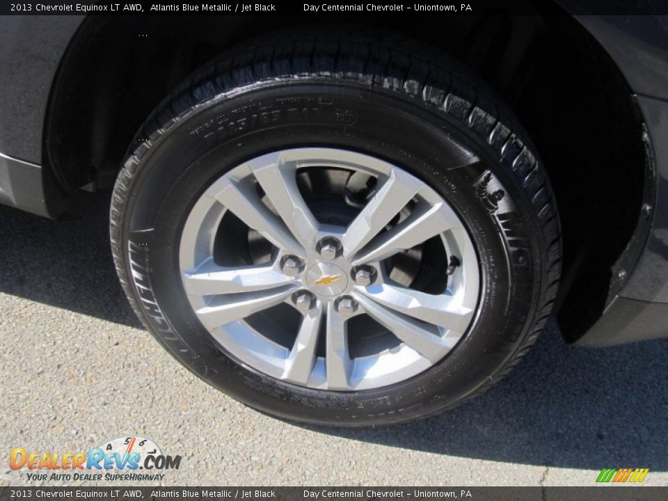 2013 Chevrolet Equinox LT AWD Atlantis Blue Metallic / Jet Black Photo #3
