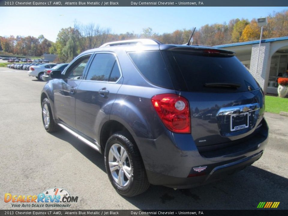 2013 Chevrolet Equinox LT AWD Atlantis Blue Metallic / Jet Black Photo #4