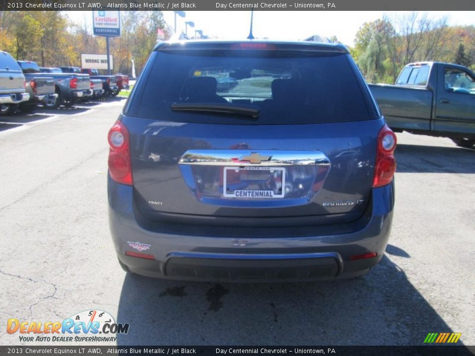 2013 Chevrolet Equinox LT AWD Atlantis Blue Metallic / Jet Black Photo #5